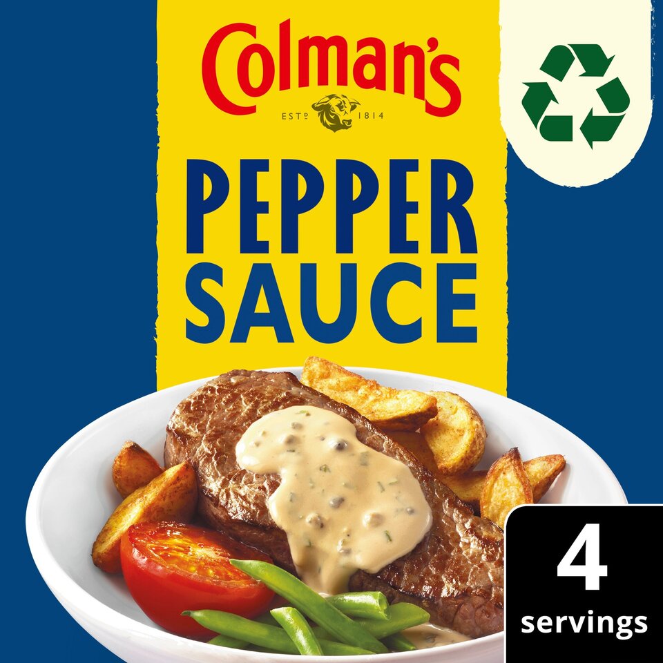 Colman's Pour Over Pepper Sauce 10 x 40g