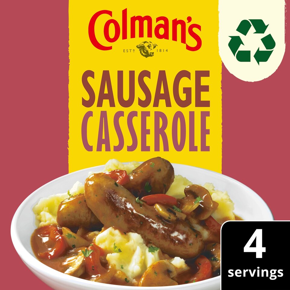 Colman's Recipe Mix Sausage Casserole 16 x 39g