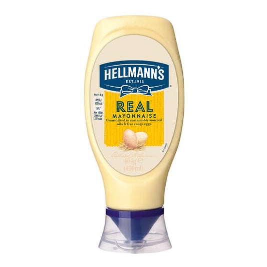 Hellmann's Mayo Squeezy Real 8 x 430ml