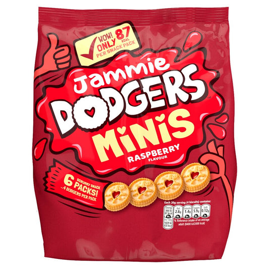 Jammie Dodgers Minis 6 Pack 8 x 120g