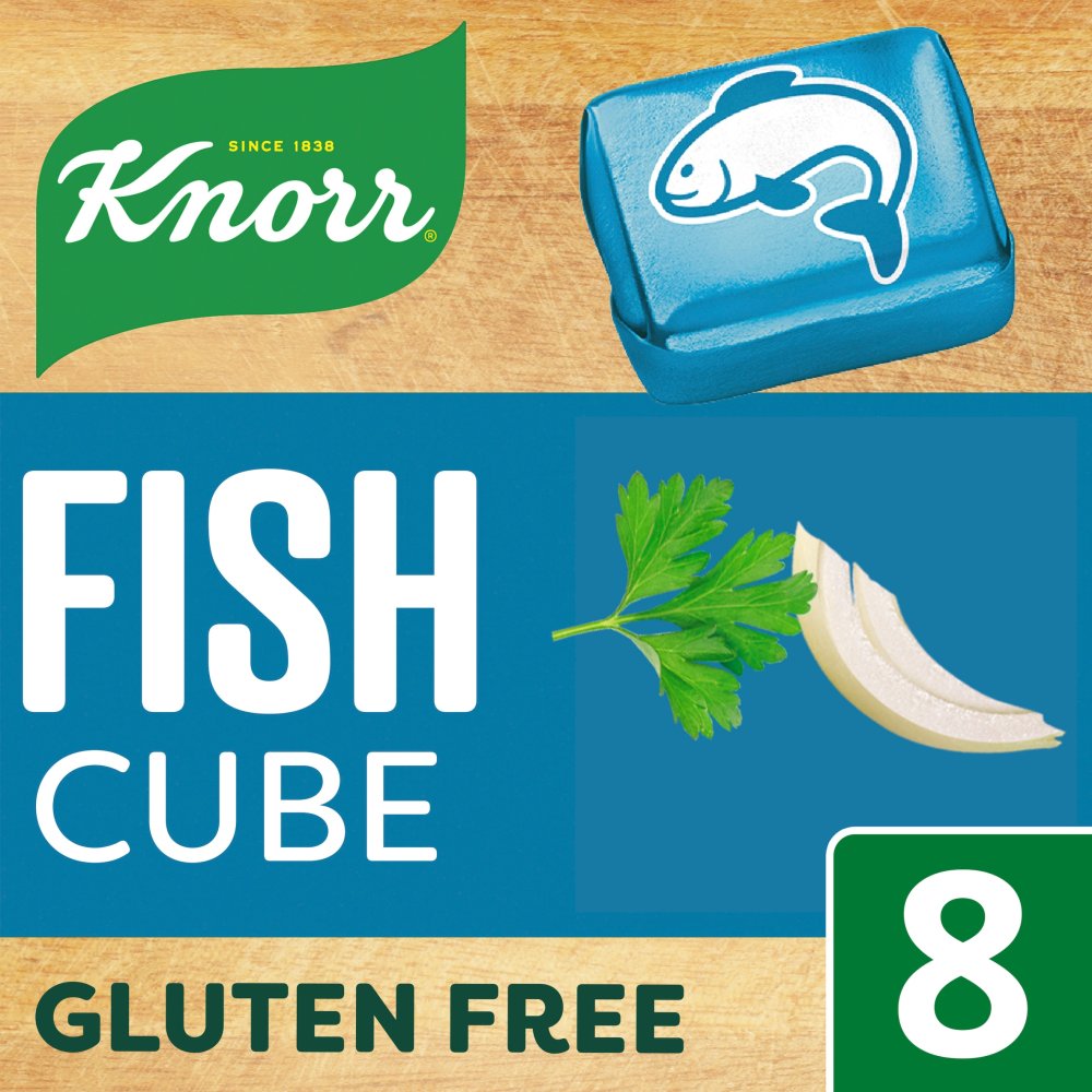 Knorr Stock Cubes 8s Box Fish 12 x 80g