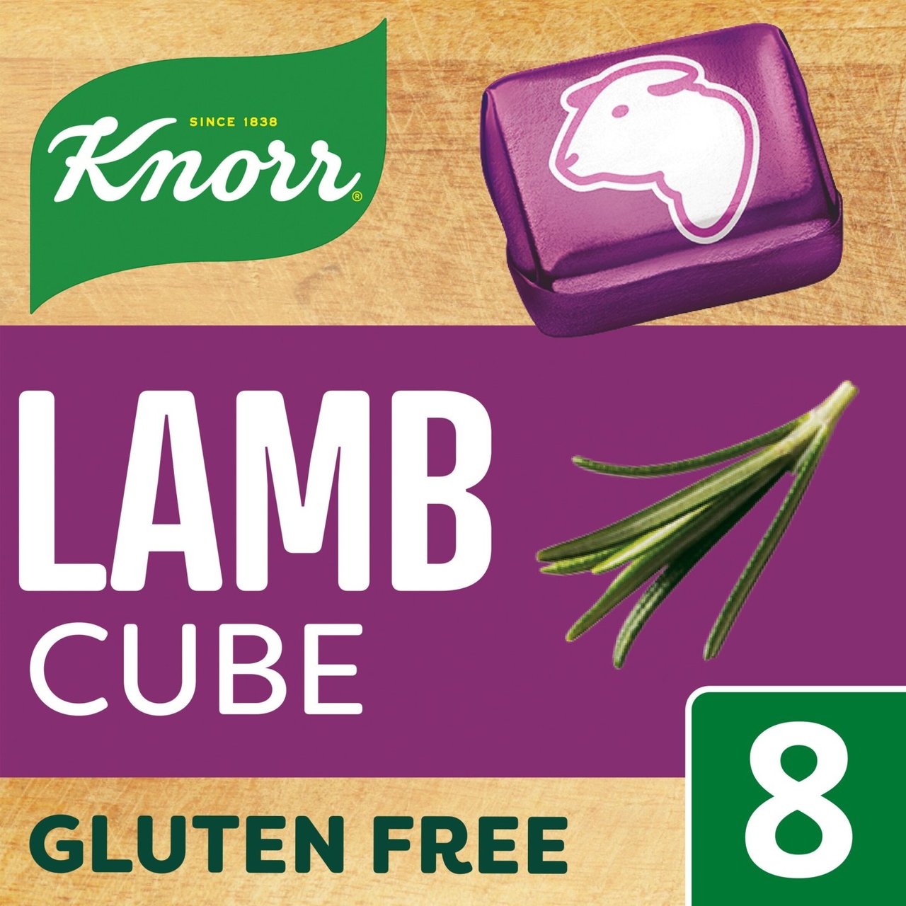 Knorr Stock Cubes 8s Box Lamb 12 x 80g