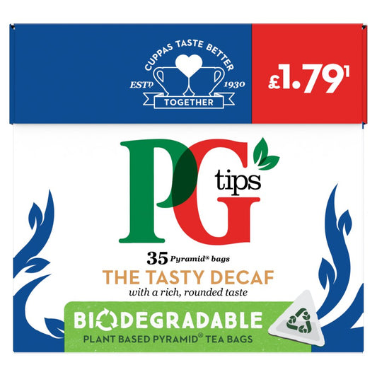 PG Tips Tasty Decaf 6 x 35s PMP £1.79