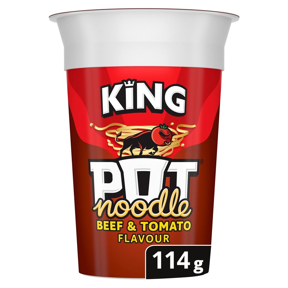 Pot Noodle King Beef & Tomato 12 x 114g