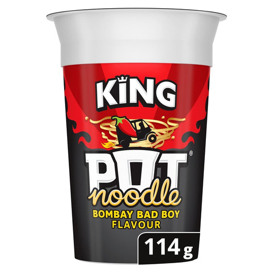 Pot Noodle King Bombay Bad Boy 12 x 114g