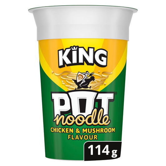 Pot Noodle King Chicken & Mushroom 12 x 114g